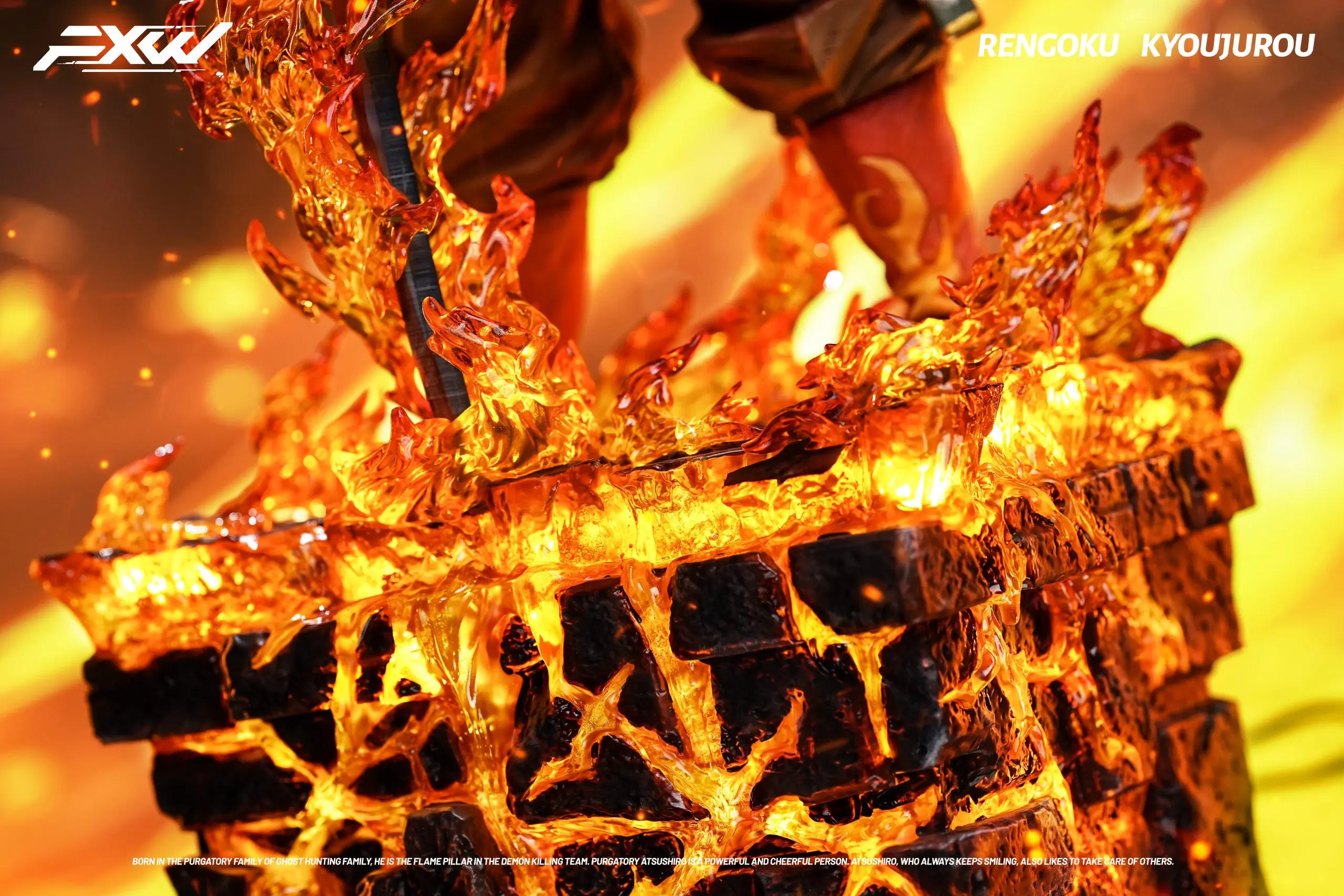 FXW Studio - Demon Slayer Nine Hashira Series Flame Hashira Rengoku Kyojuro Statue (GK) 