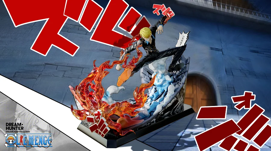 Dream Hunter Studio - ONE PIECE Deathmatch Series 002 & Deathmatch Series 003 Roronoa Zoro & Sanji Statue(GK)