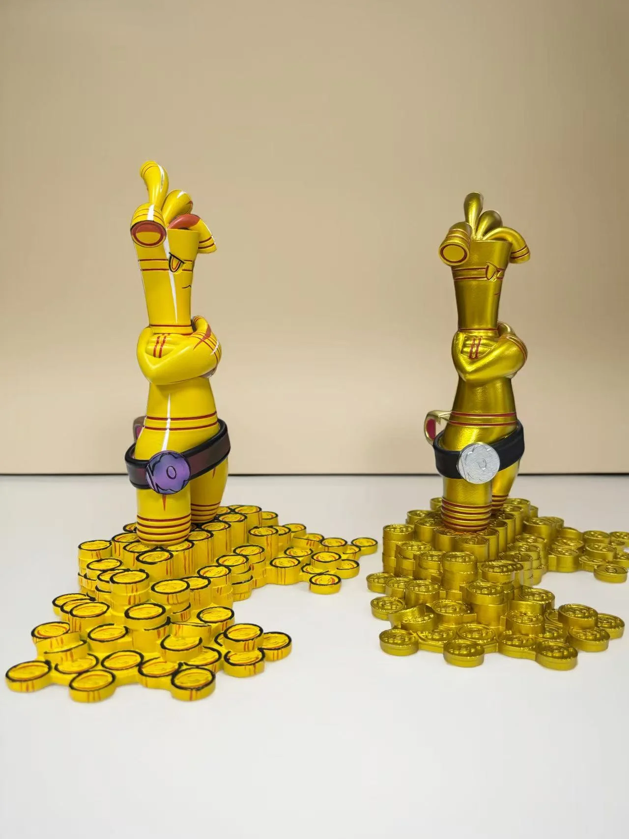 Ymg Studio - Pokemon Gholdengo + Gimmighoul Statue 