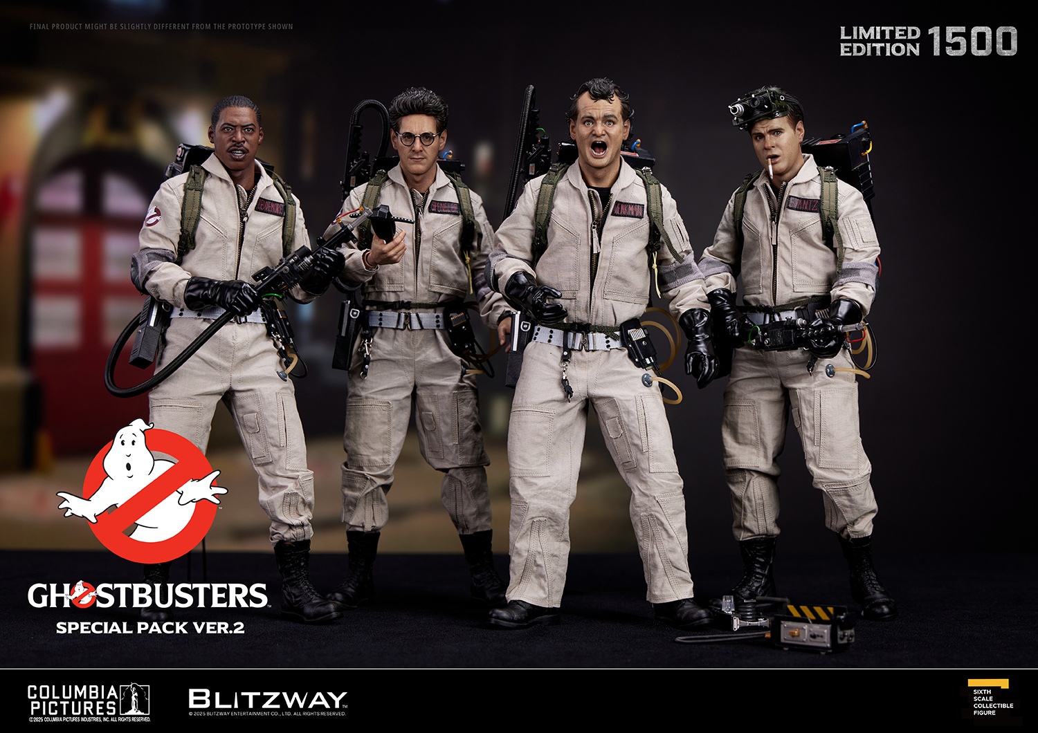 Ghostbusters Spengler Stantz Venkman Zeddemore 1/6 Scale Action Figure (Licensed)-BLITZWAY