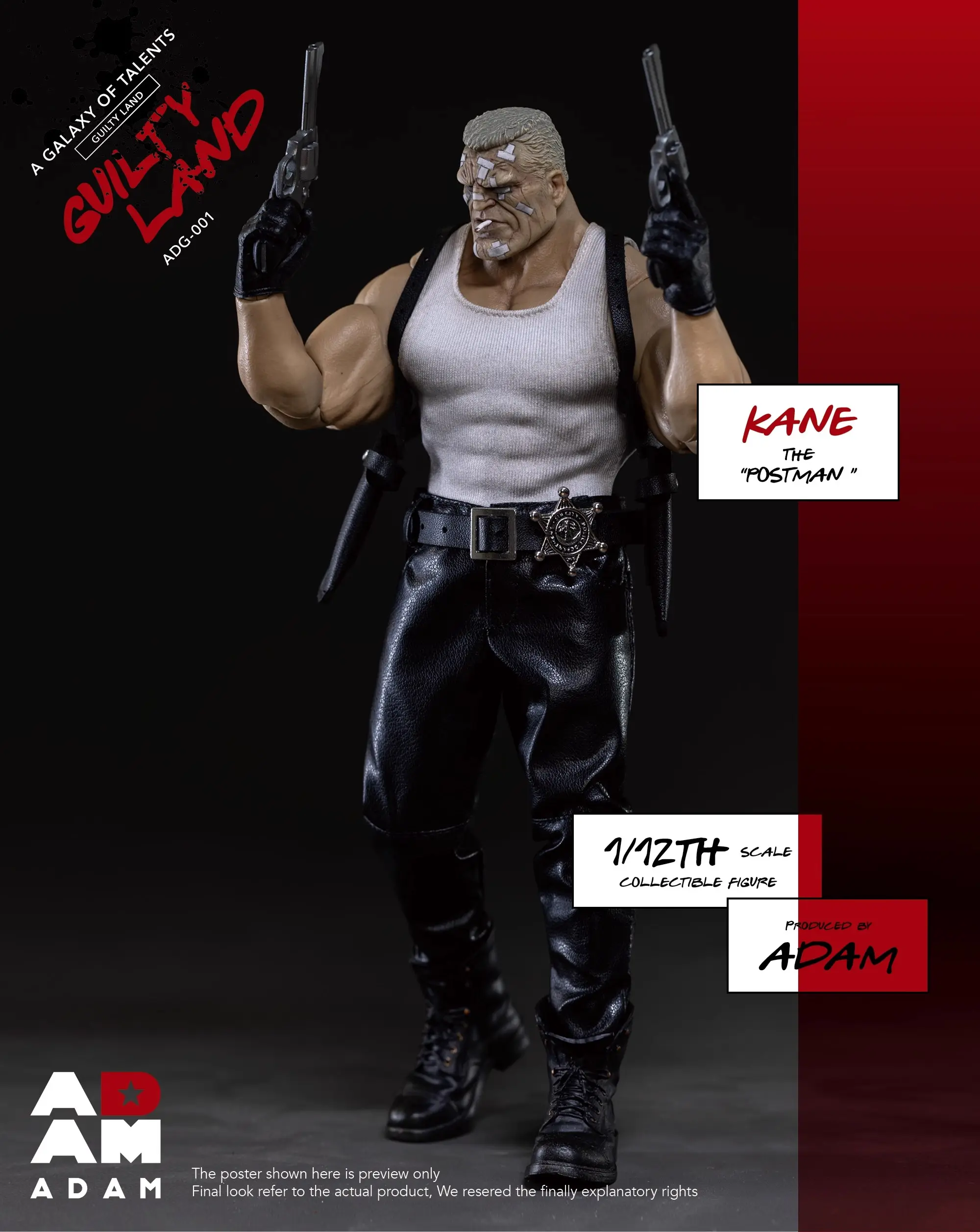 ADAM Studio - 1/12 Scale City of Ultimate Evil Mail Carrier Kaine Action Figure ADG001 (Licensed)