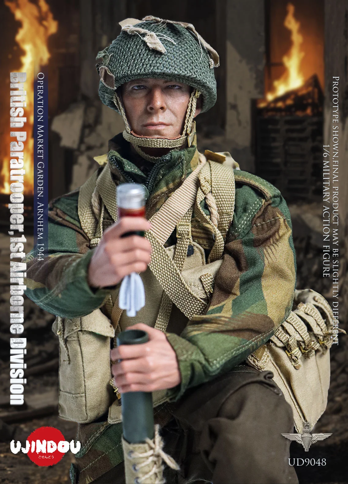 British Paratrooper 1st Airborne Division Operation Market Garden Arnhem 1/6 Action Figure Statue(GK)-UJINDOU-KWII-GK