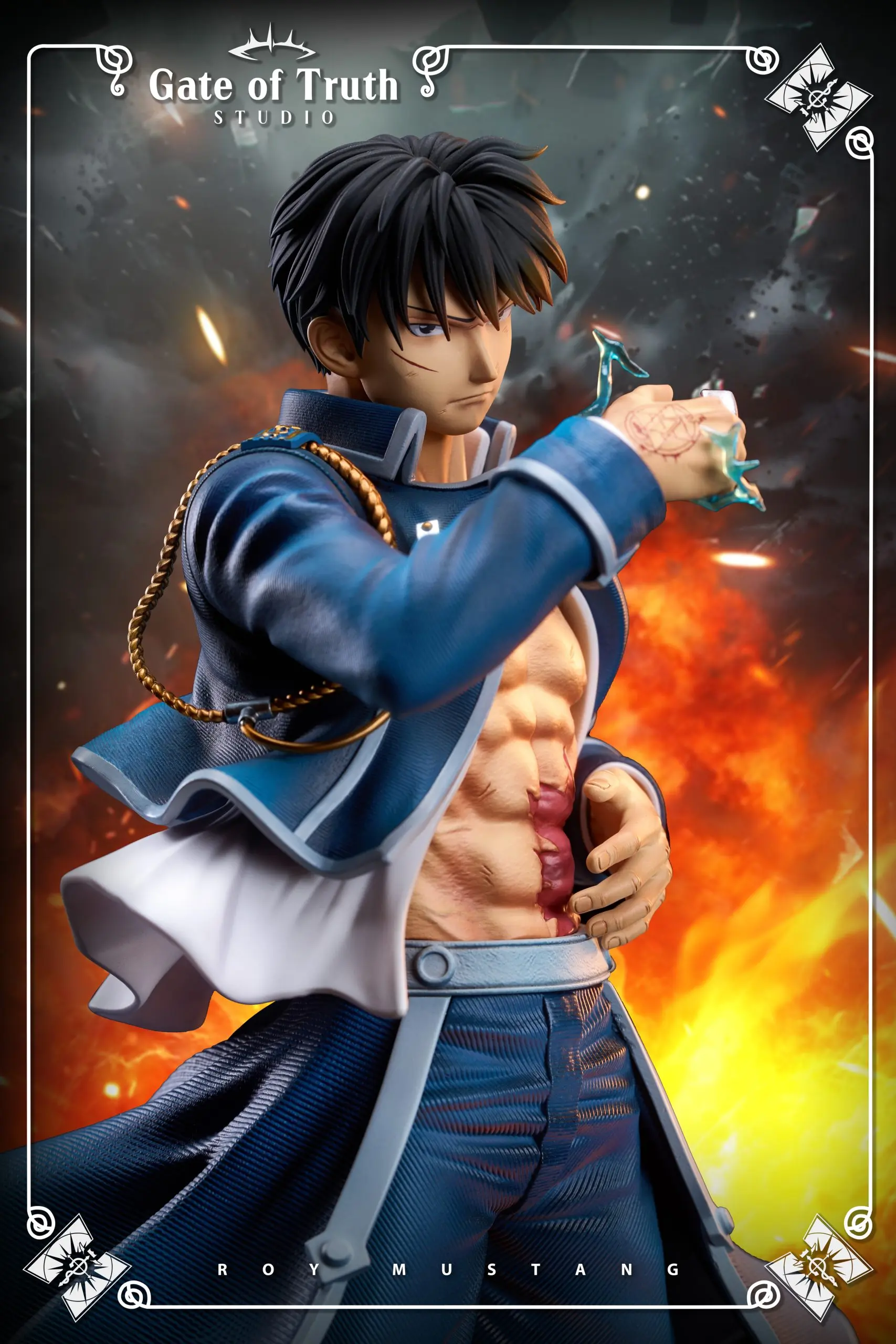 Gate of Truth Studio -  Fullmetal Alchemist Roy Mustang Statue