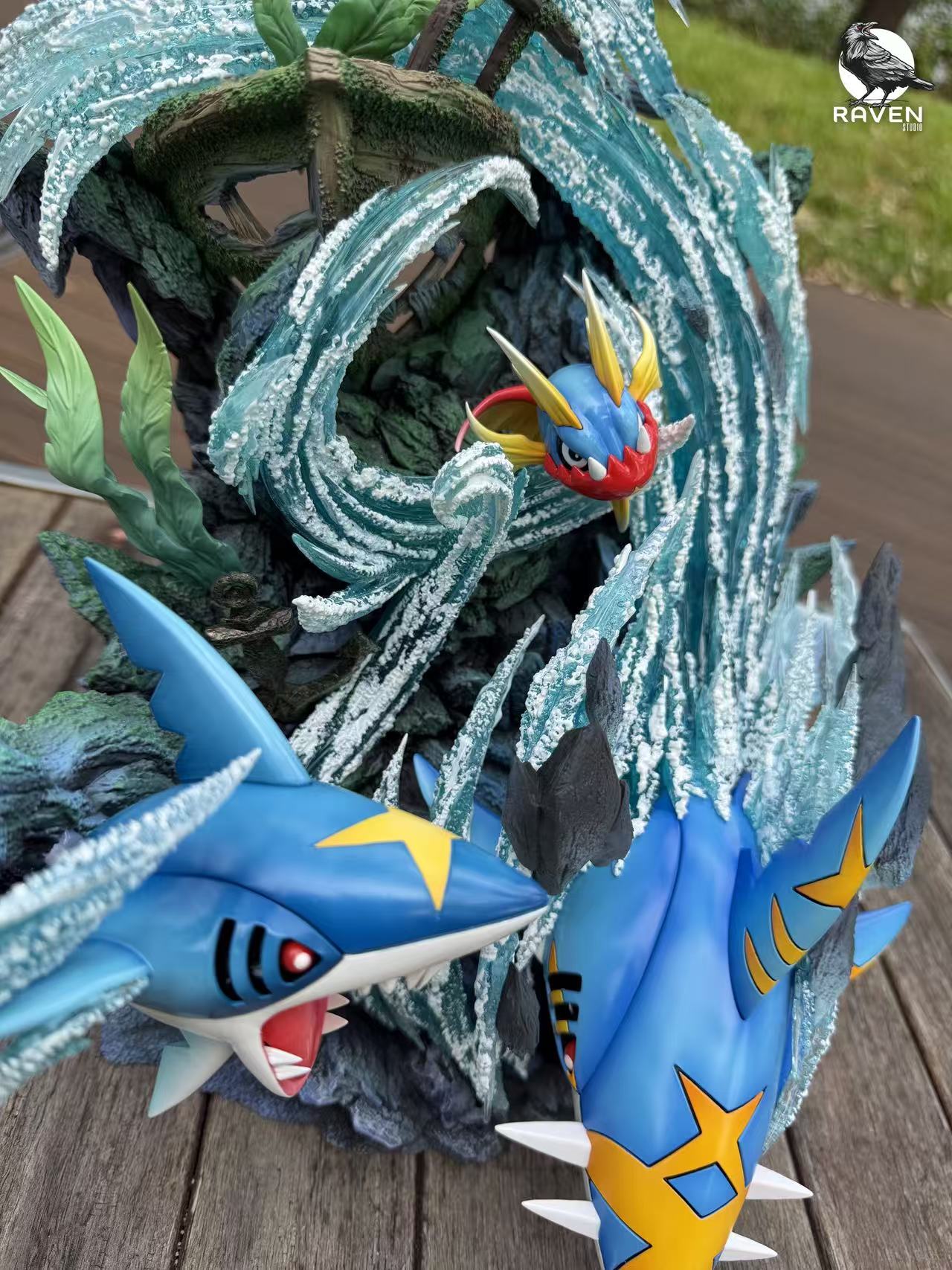 Raven Studio Sharpedo Evolution Series Statue