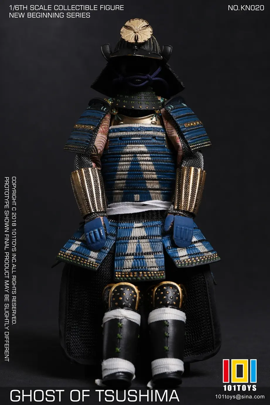 101toys - 1/6 NO KN023 NEW BEGINNER SERIES GHOST OF TSUSHIMA SAMURAI TRIO SET (Licensed) Statue(GK)