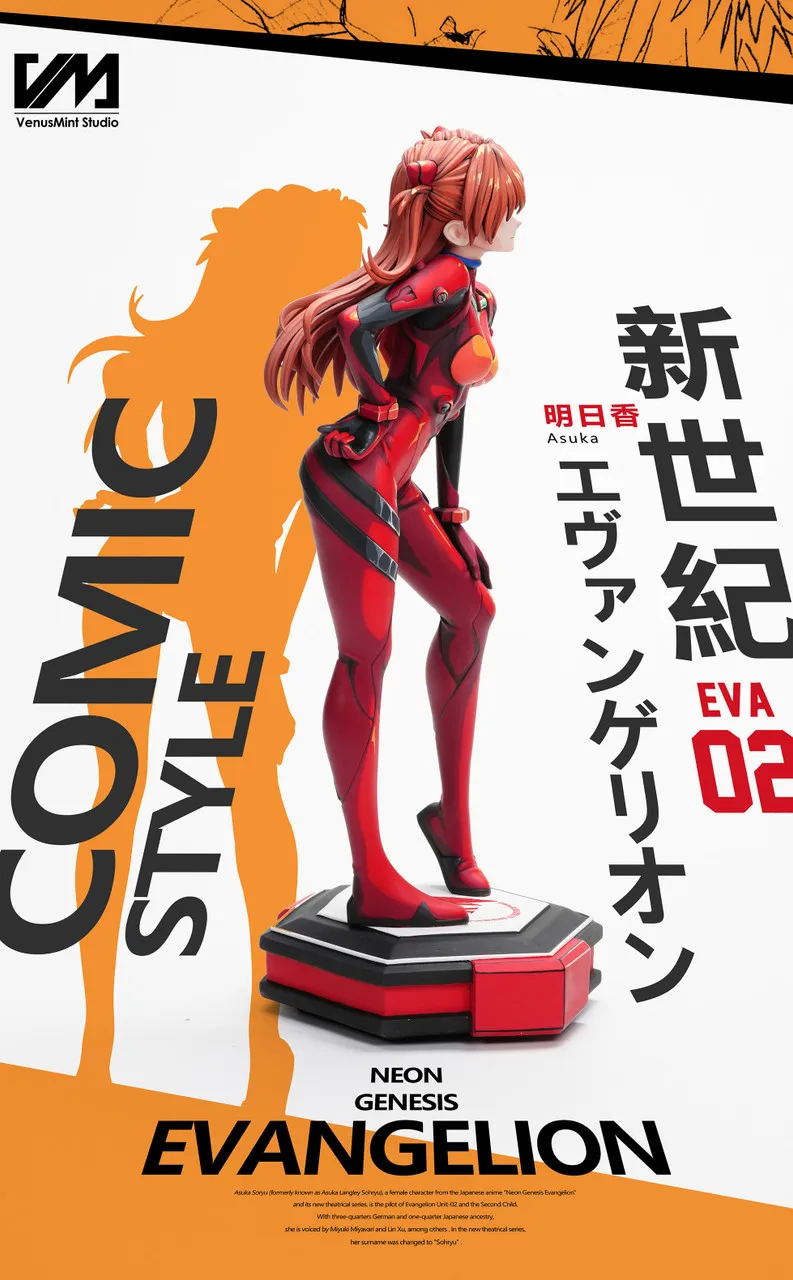 Venus Mint Studio - Anime Painted Series 01 Soryu Asuka Langley Neon Genesis Evangelion Statue