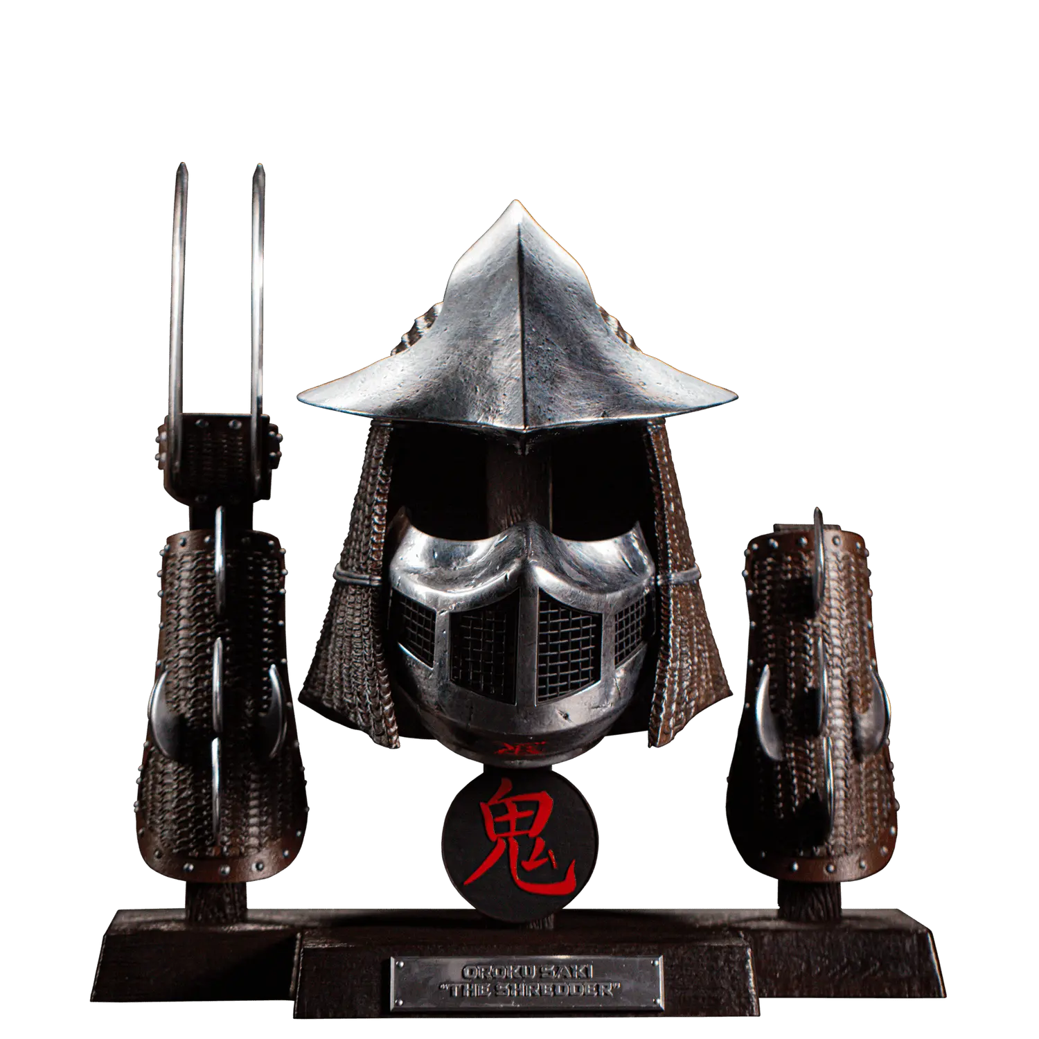 Premium Collectibles studio - Shredder Life-Sized Stainless Steel Armor Set (Licensed) Statue 