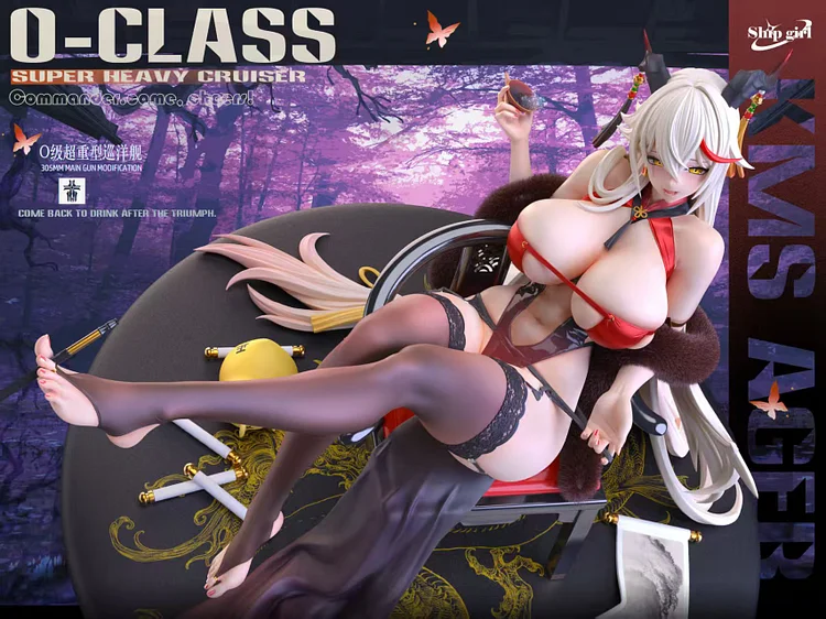 Azur Lane Ägir 1/6 Statue GK-Ship girl Studio Pre-sale