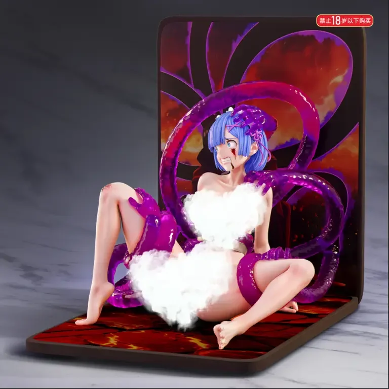 Fish Head Studio - Re:ZERO - Starting Life Rem 03 Fear 1/6  Statue(GK)(Adult 18+)