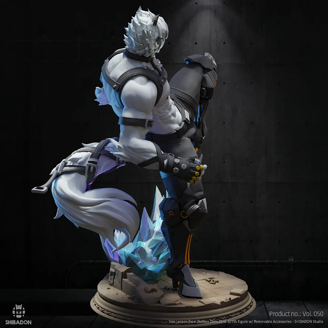 In stock-Zenless Zone Zero Von Lycaon Statue(GK) (Adult 18+) Statue(GK)-Shibadon Studio