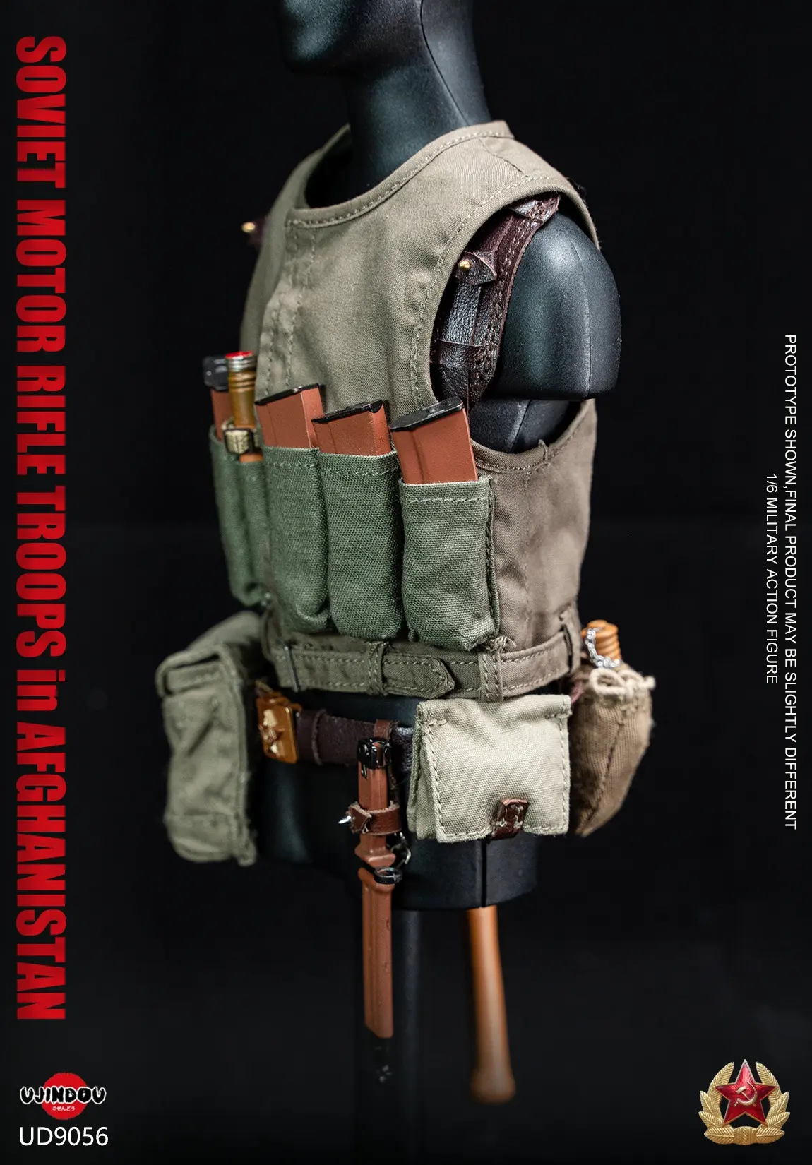 UJINDOU - UJINDOU 1/6 SOVIET MOTOR RIFLE TROOPS IN AFGHANISTAN NO UD9056 (Licensed) Statue(GK) 