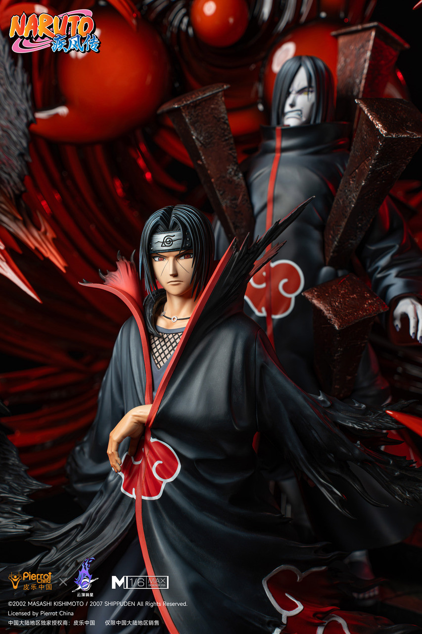 Naruto Akatsuki Uchiha Itachi with LED Licensed 1/6 Statue (GK)-PickStar Studio