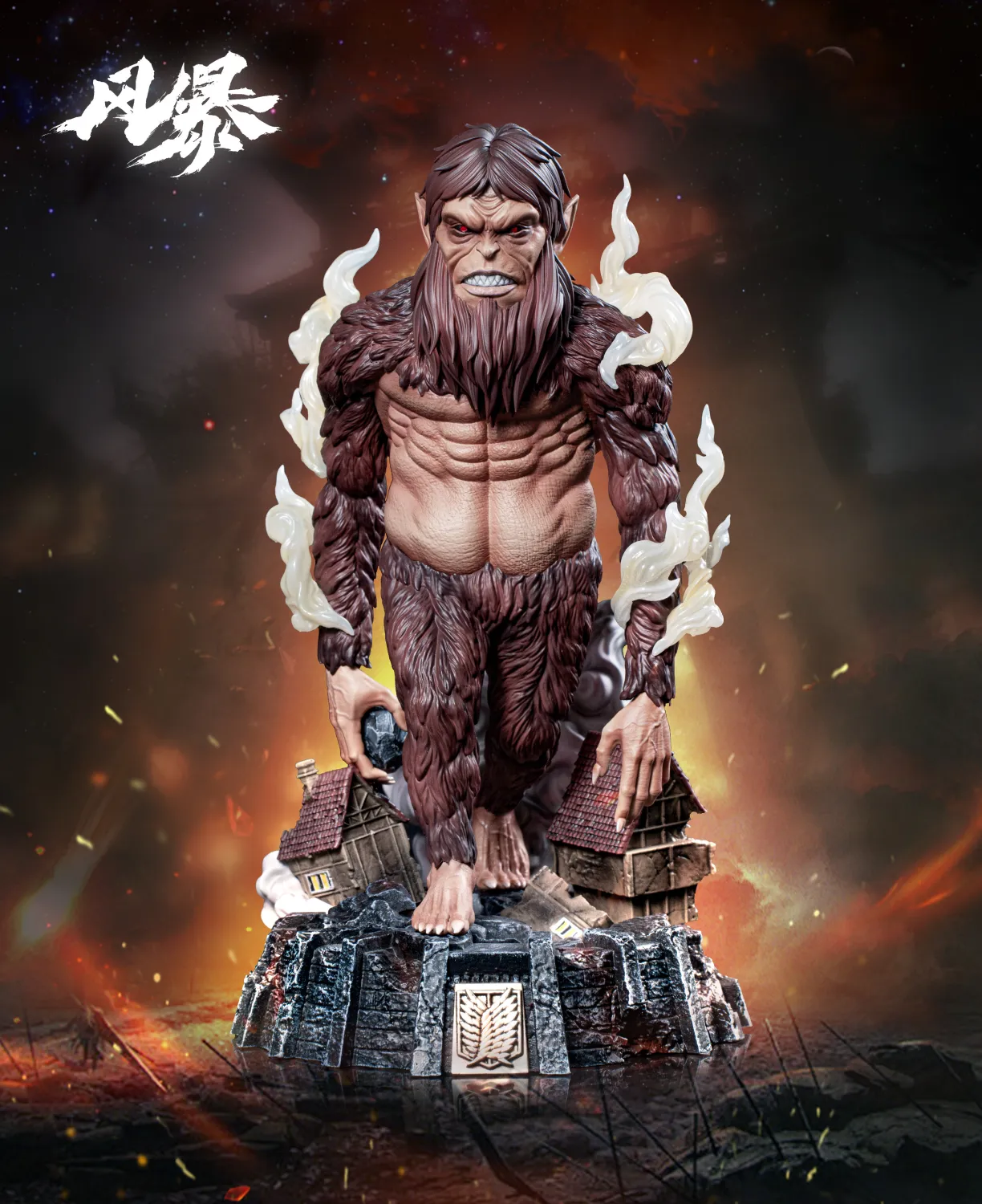 Attack on Titan Beast titan Statue(GK) -Feng Bao Studio