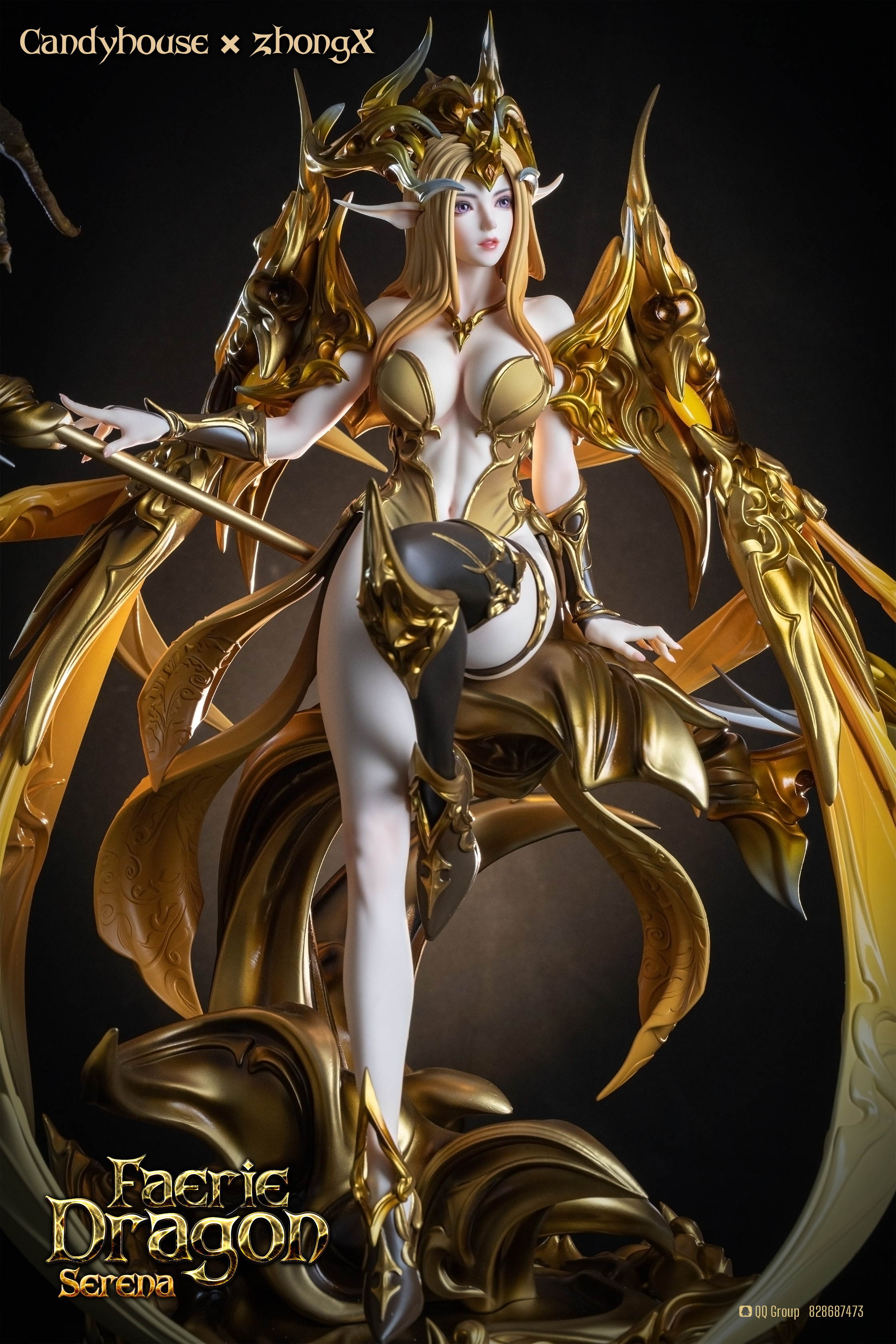 Pre-sale: Elf Dragon Serena Size: 63cm(H)*76cm(L)*53cm(W) ​​(GK)