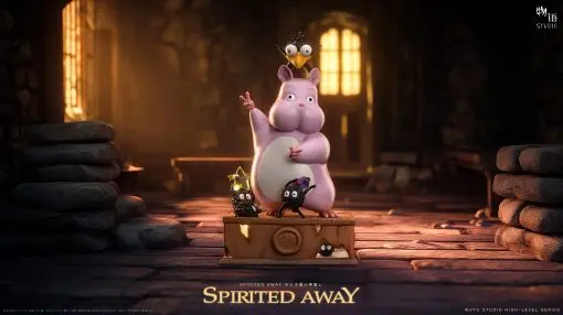 Wu Yu Studio - Dancing Boh Spirited Away Statue 