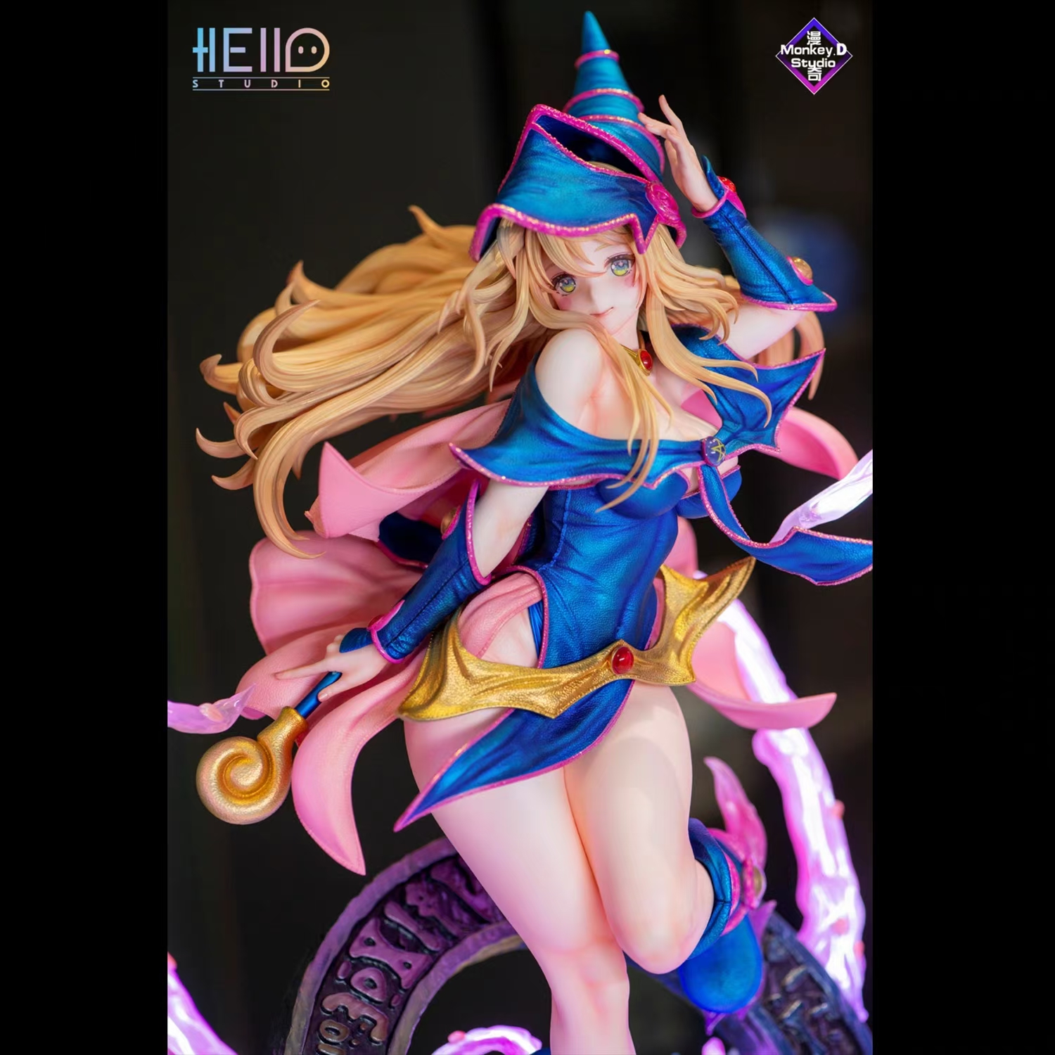 In stock Work Yu-Gi-Oh! - Dark Magician Girl Size Height 55CM Width 40CM Depth 27CM Scale 1/4 (GK)-KWII-GK