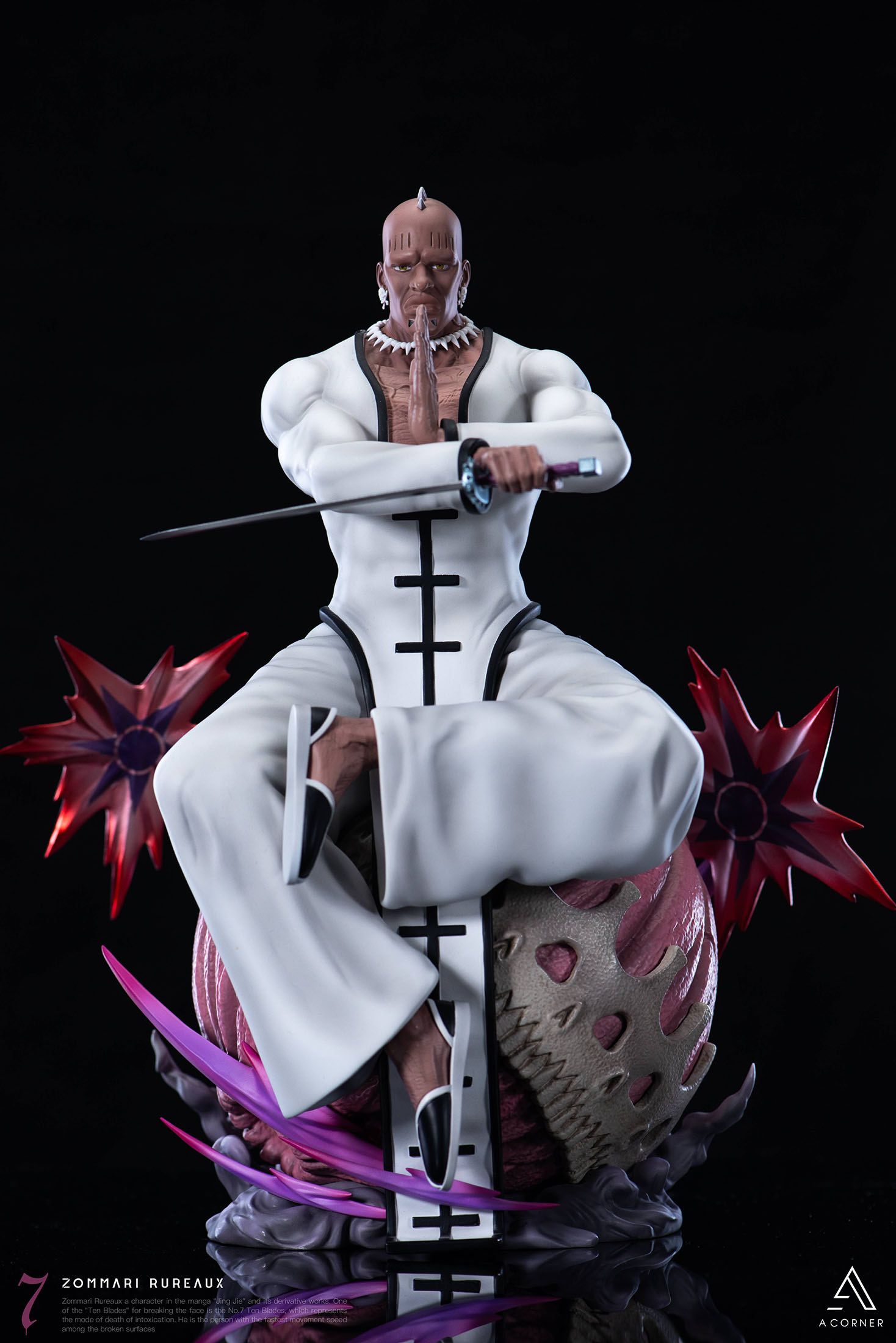 Pre-sale Work The fourth and fifth series of the Ten Blades of the Hueco Mundo - No.7, No.9 Size 1/6. Asan No.7 H32 W28 D22 Haiyan No.9 H44 W35 D30 (GK)-KWII-GK