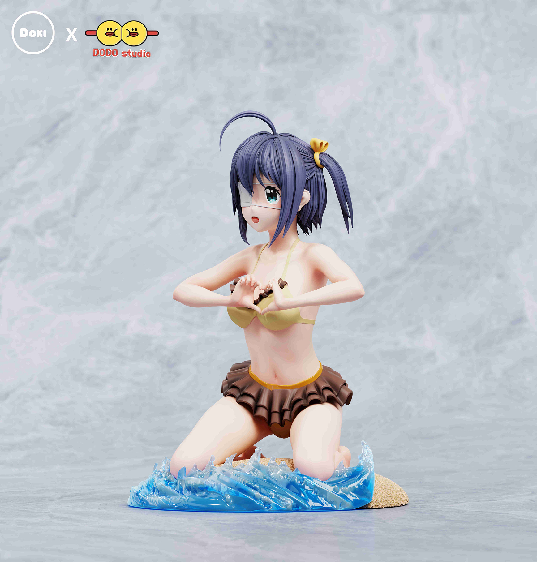 Pre-sale Takanashi Rikka school uniform swimsuit (GK) Versions school uniform version, purple swimsuit version, yellow swimsuit version-KWII-GK