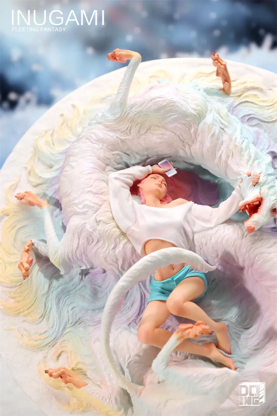 WeArtDoing Studio X PHUC DANG - INUGAMI Dawn Whisper X Fleeting Fantasy Statue (GK)(Licensed)