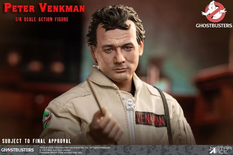 Ghostbusters 1/6 scale,action figures Peter Venkman and Winston Zeddemore (licensed),soldier