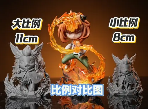 ZH Studio - Flareon Flame Spirit Pokemon Statue