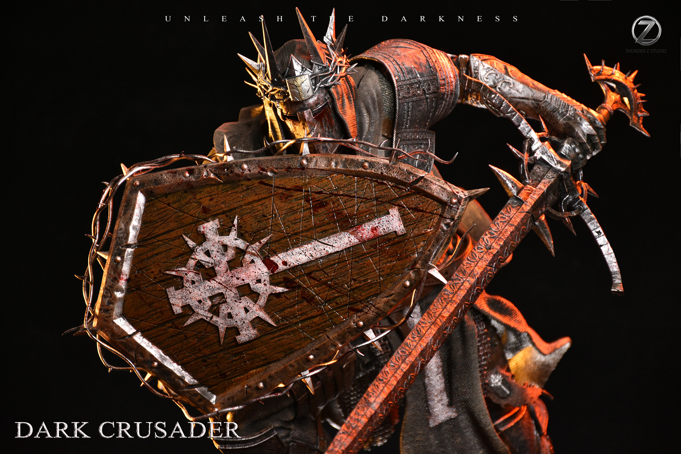 Fallen Darkness - Crusader King 1/4 Statue GK, THUNDER Z Studio Pre-sale