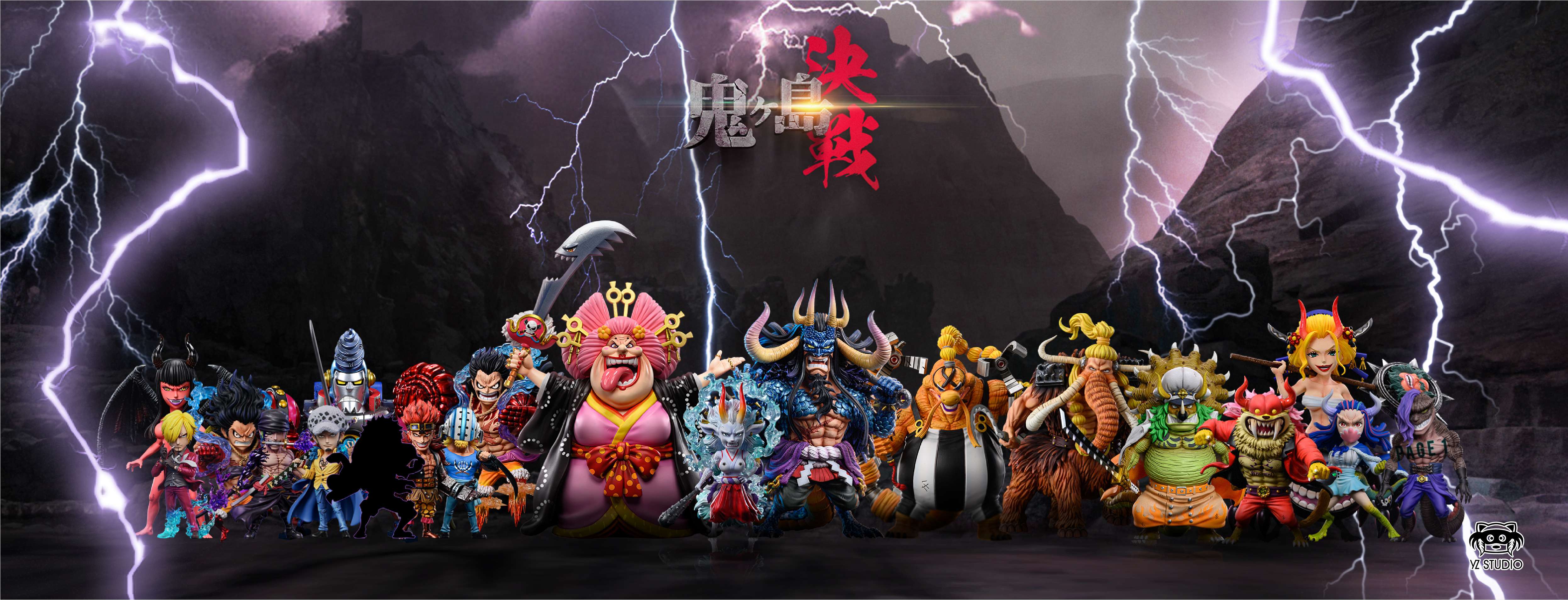 [Pre-sale] yz Onigashima Decisive Battle Series 20th Episode Human-Beast Jack [Size] 14.5cm (GK)