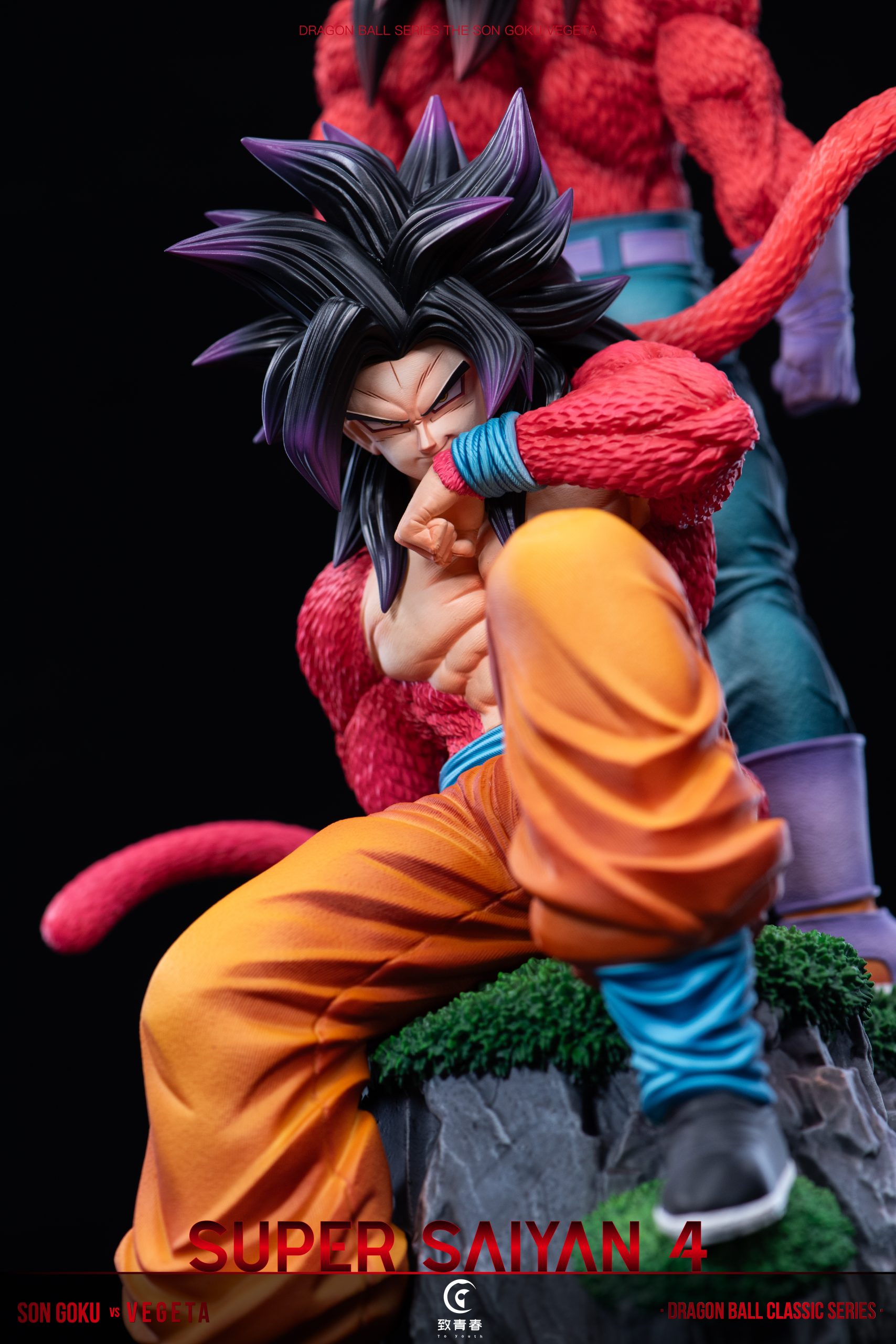 Dragon Ball Super Saiyan 4 Son Goku & Vegeta Statue GK-To youth Studio Pre-sale