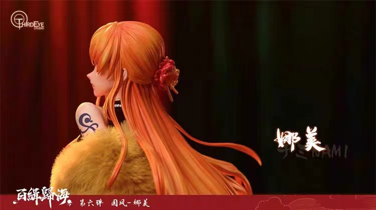 In stock-One Piece Chinese Attire Nami Statue(GK)-Third Eye Studio