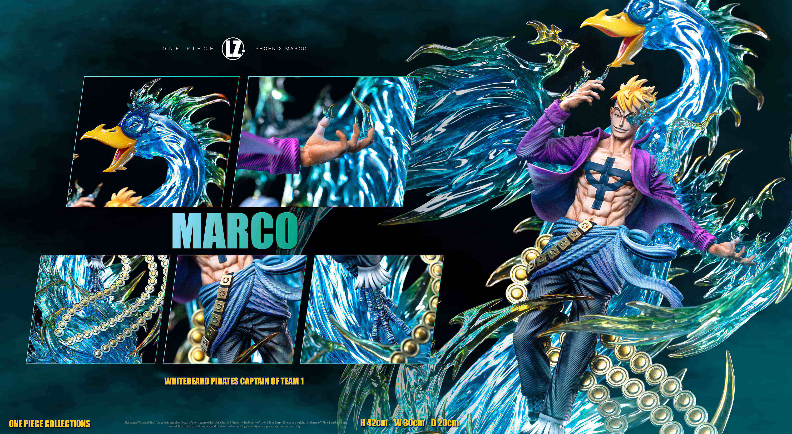 One Piece Marco POP Statue (GK) -LZ Studio