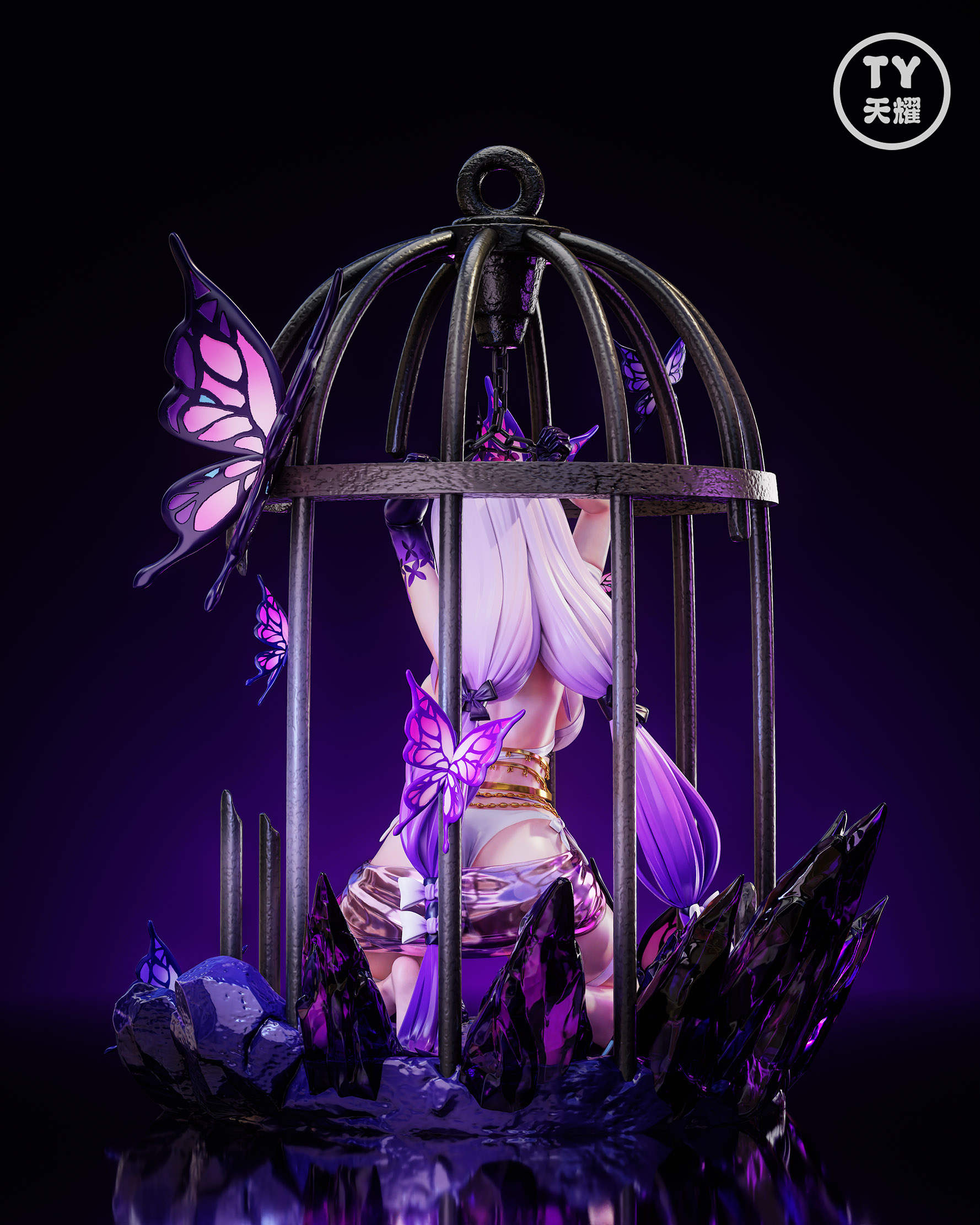  Honkai: Star Rail Birdcage Castorice Statue(GK) (Adult 18+)-TY Studio 
