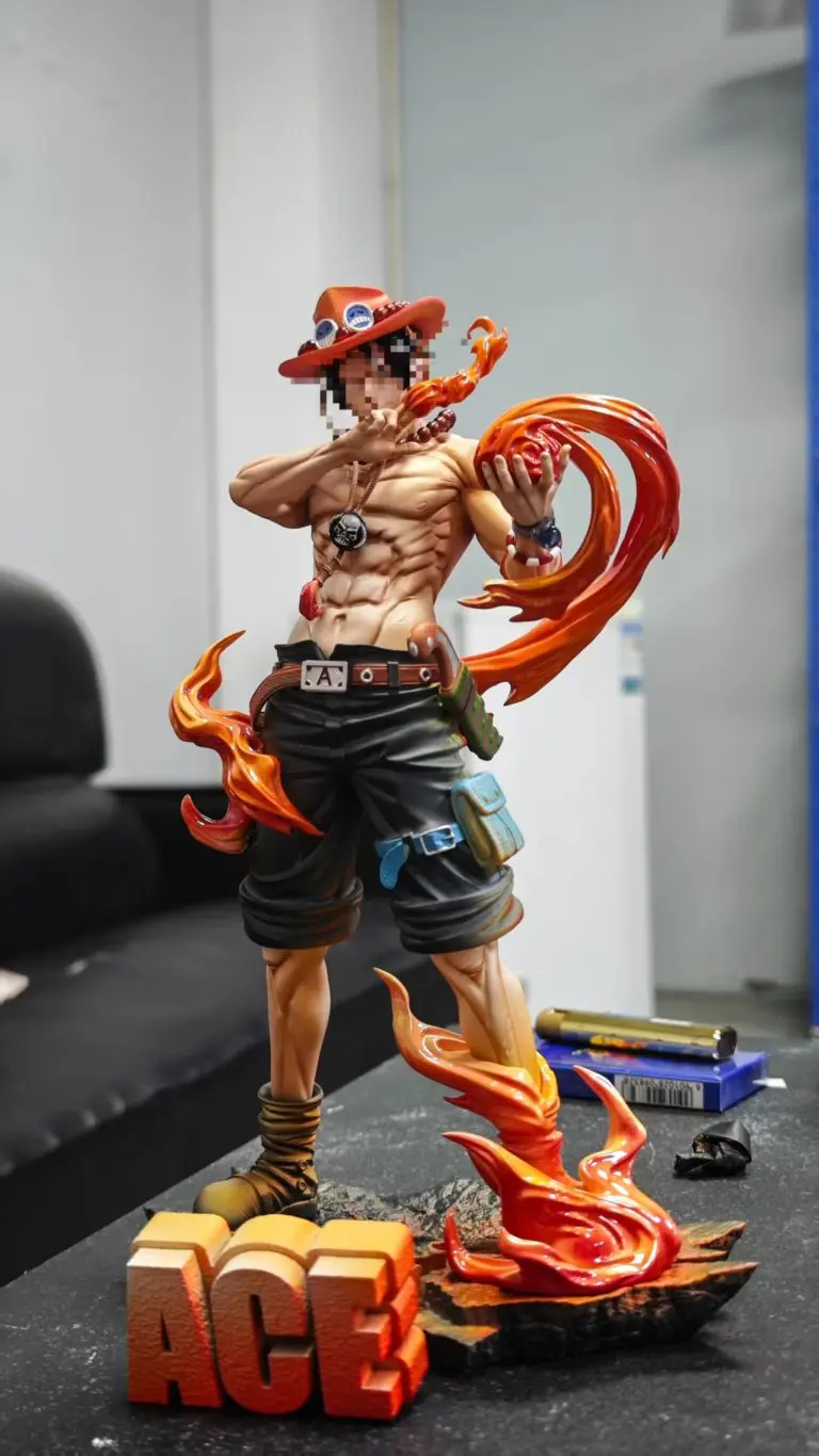 One Piece Whitebeard Pirates Resonance Series #2 Fire Fist Ace Statue(GK) -Ghost Studio