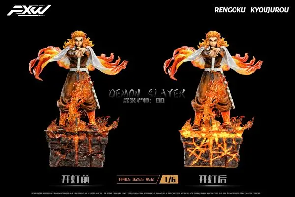 FXW Studio - Demon Slayer Nine Hashira Series Flame Hashira Rengoku Kyojuro Statue (GK) 