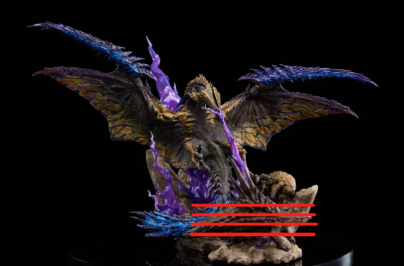 Roaring Wild Studio -Monster Hunterl  Anniversary Limited Rey Dau Statue