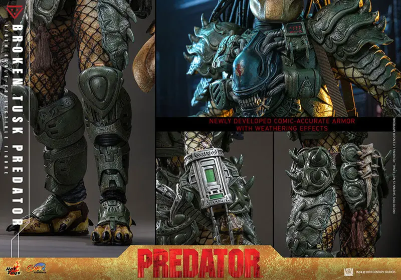 HOTTOYS - Comic Masterpiece Predator 1/6 Broken Tusk Predator CMS029 (Licensed)Statue 