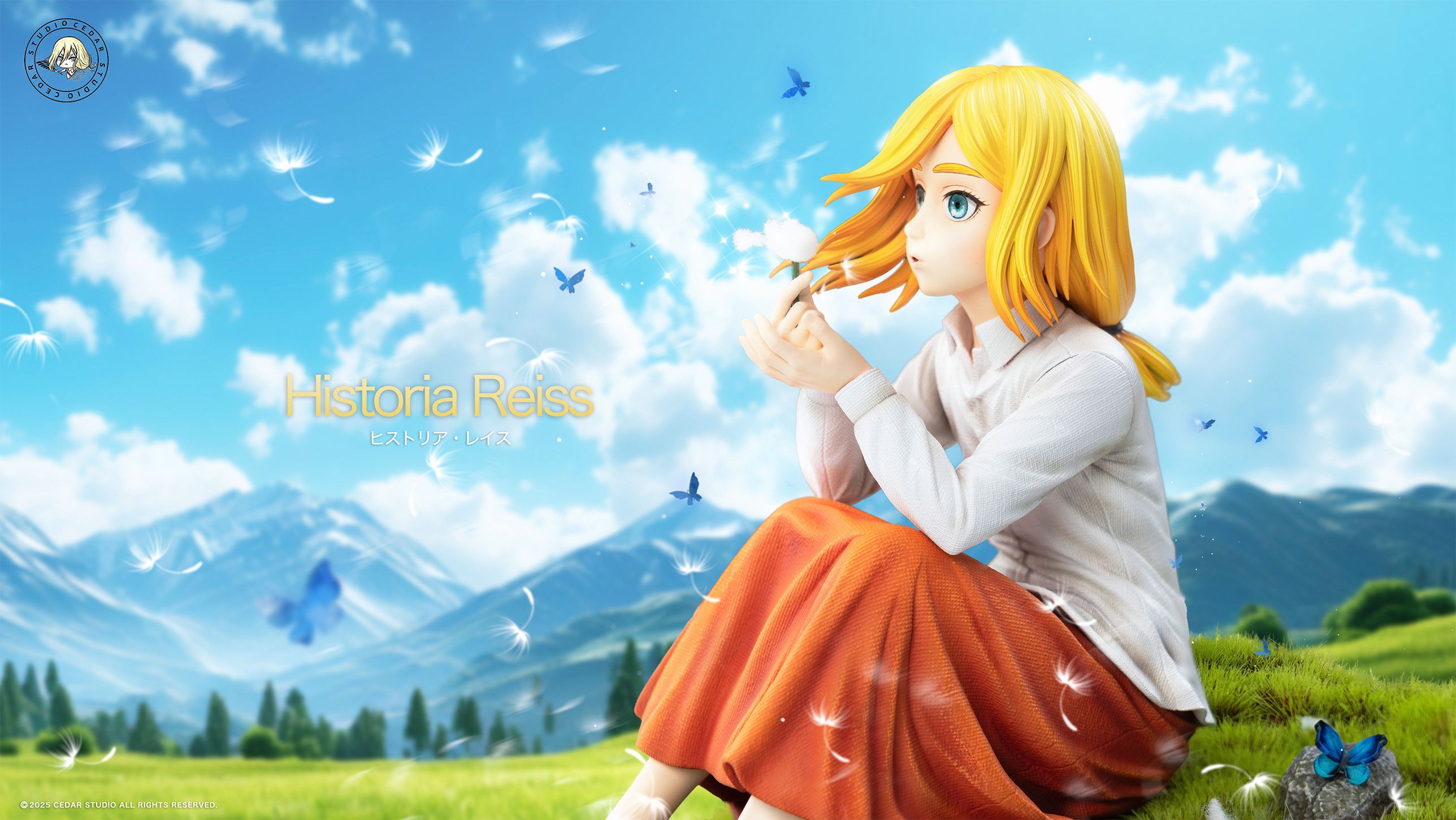 Pre-sale Attack on Titan Historia Series 1 Childhood-Blowing size about Y16cm*Z21*X14 (GK)-KWII-GK