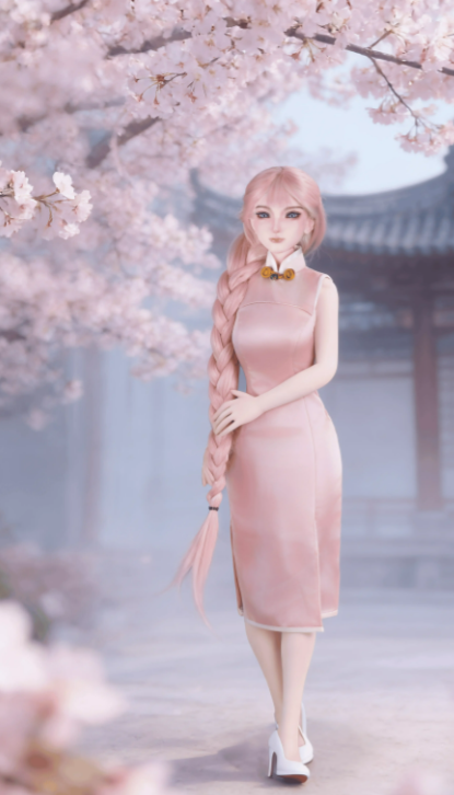 J-FOX Studio - 1/3 Veil 80cm Silicone Doll Licensed Statue 