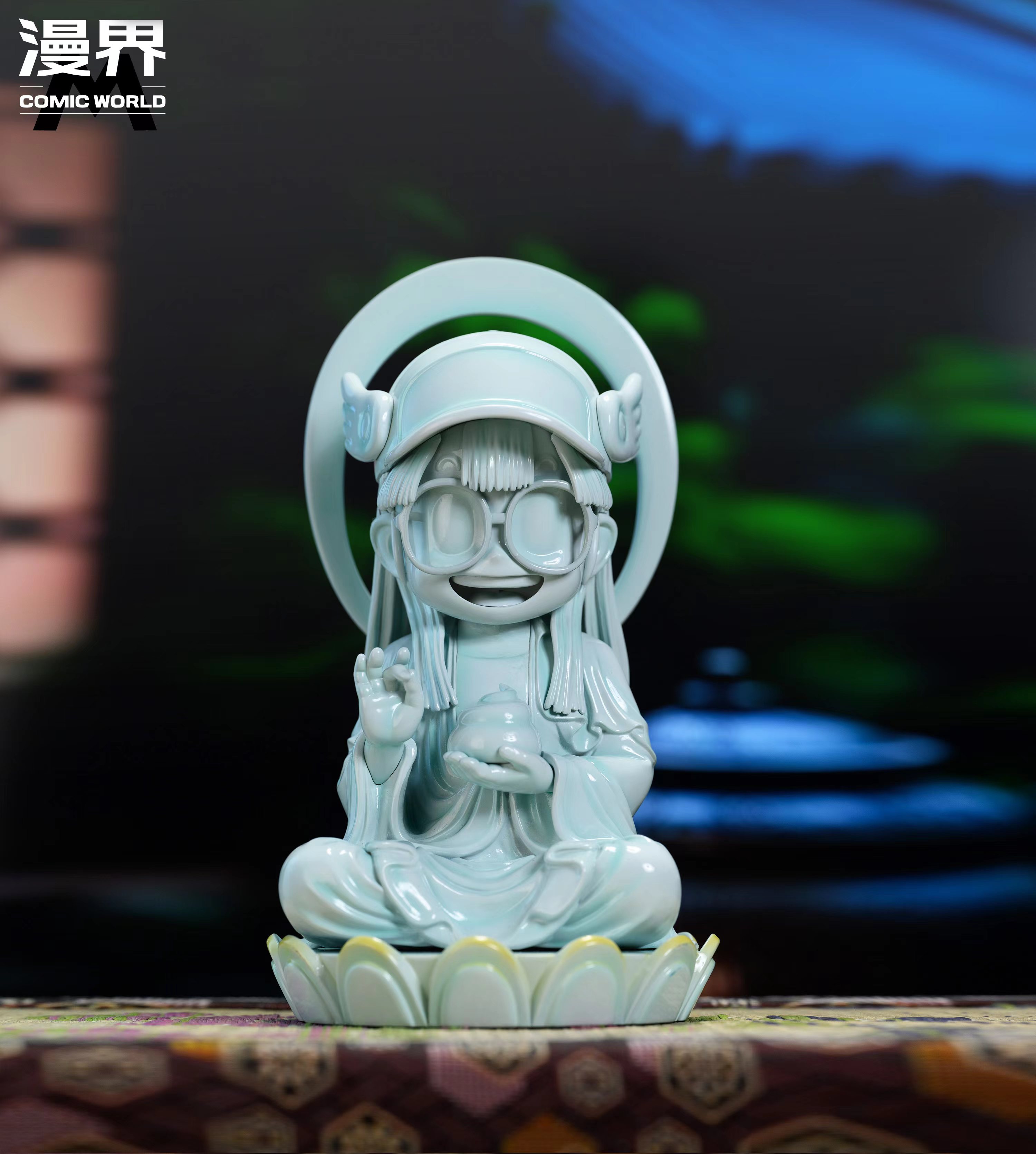 [Pre-sale] [Work] Guanyin Good Luck Arale [Size] Total height about 22cm width 14cm (GK)