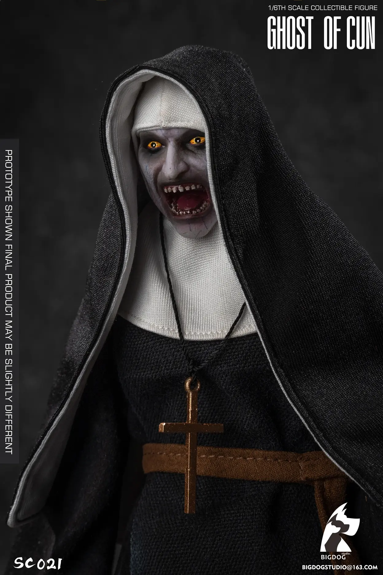 BIGDOG Studio - 1/6 Ghost of Cun SC021 Action Figure The Nun 