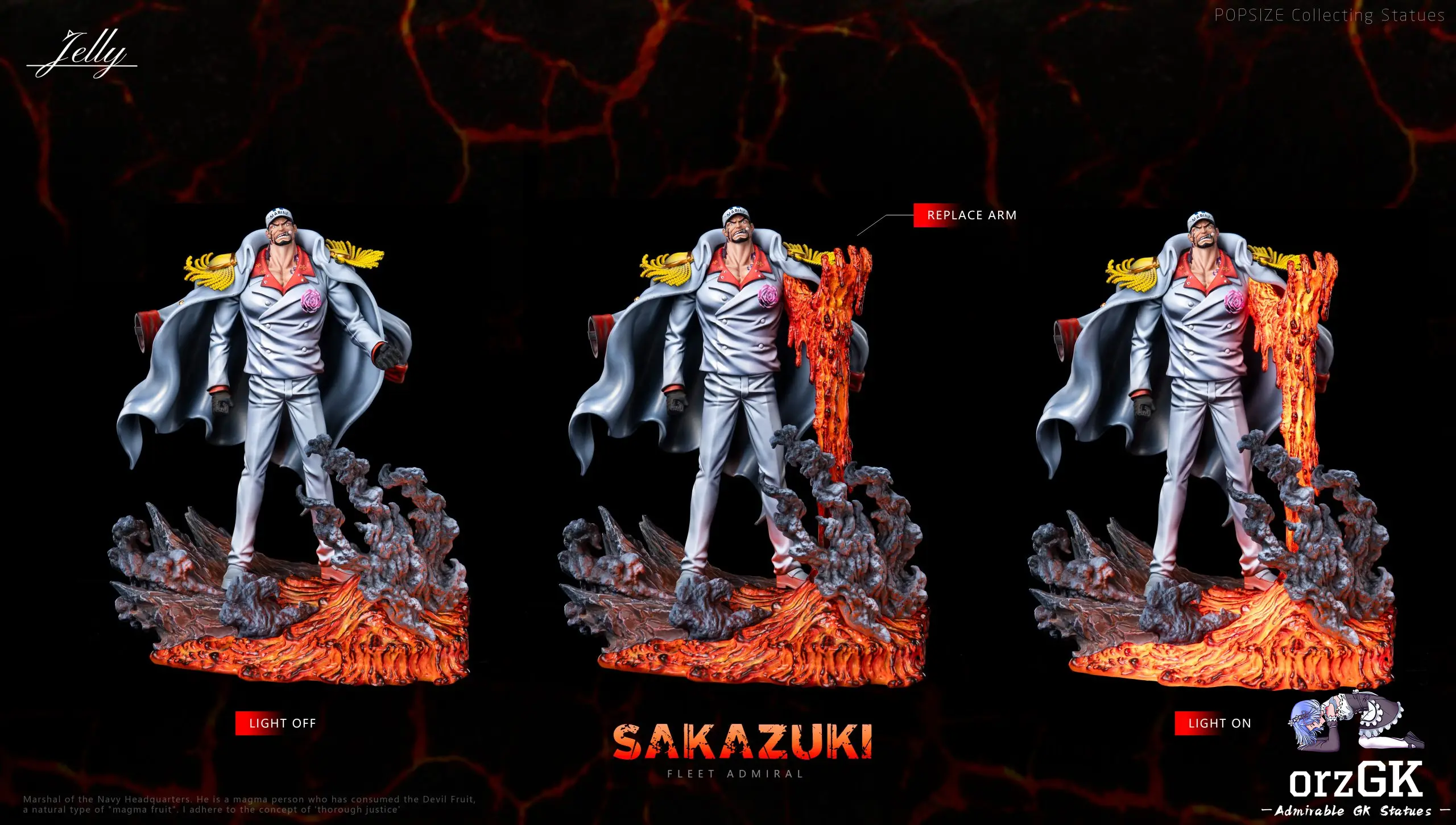 Jelly Studio - Sakazuki One Piece Statue