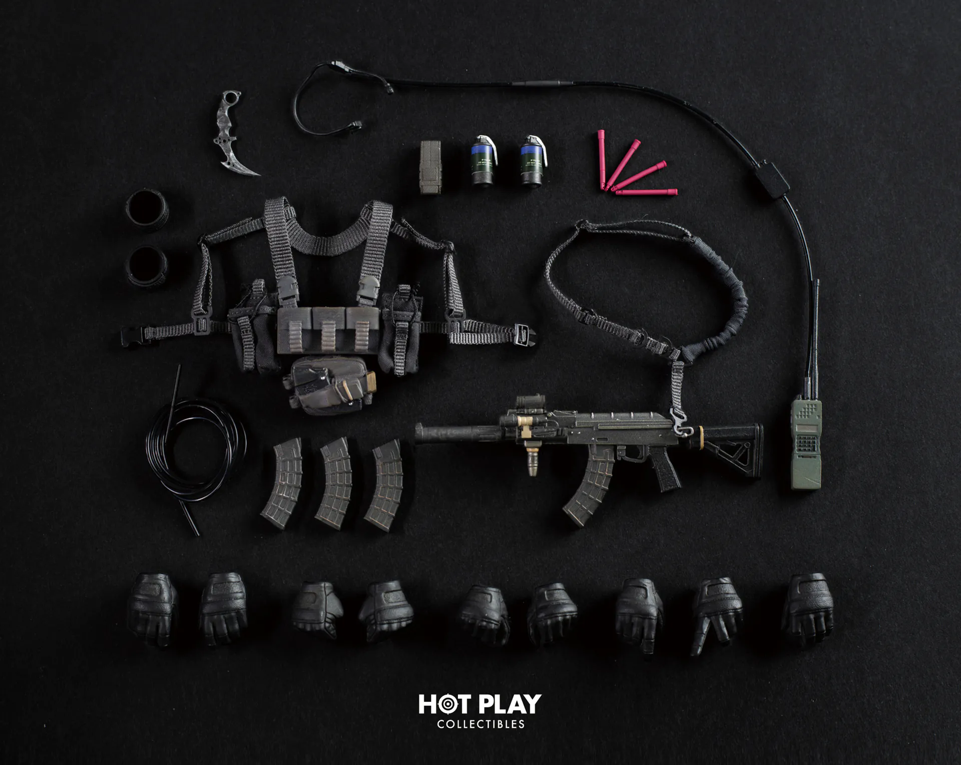 Captain Wolf Hunter HP001 (Deluxe Ver.) Action Figure  1/12 Statue(GK)-Hot Play