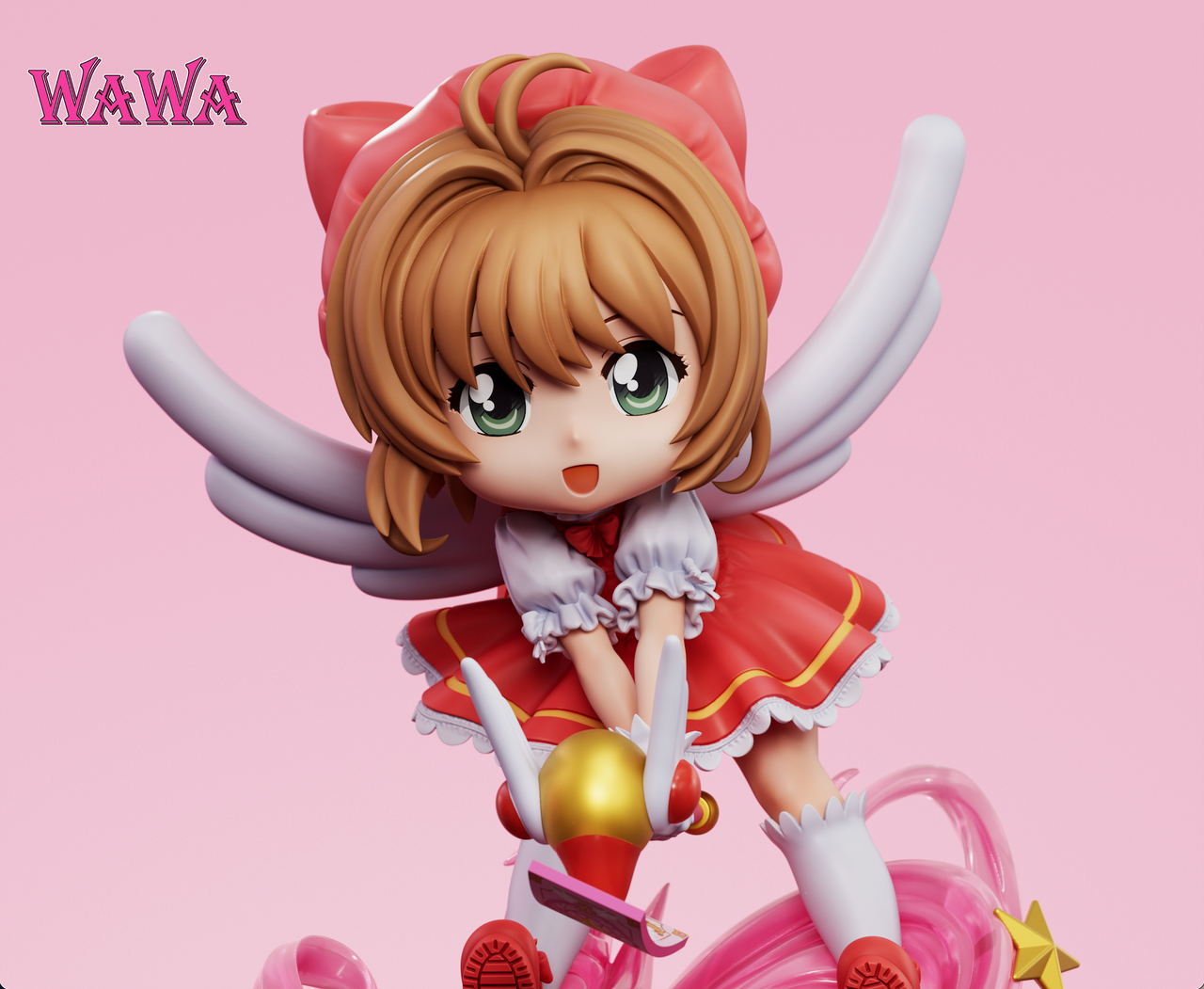 WAWA Studio - Card Captor - Sakura Kinomoto Statue(GK)