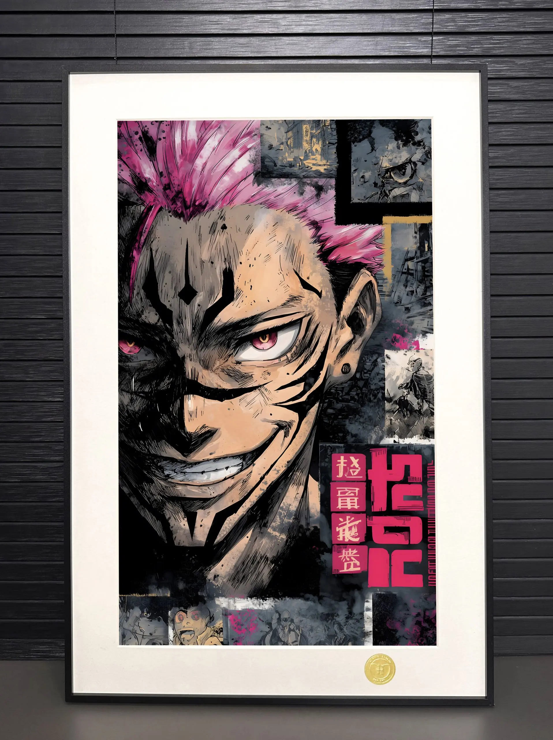 H-TWO Studio - Poster Sukuna Itadori Yuji Anime Decorative Painting Jujutsu Kaisen