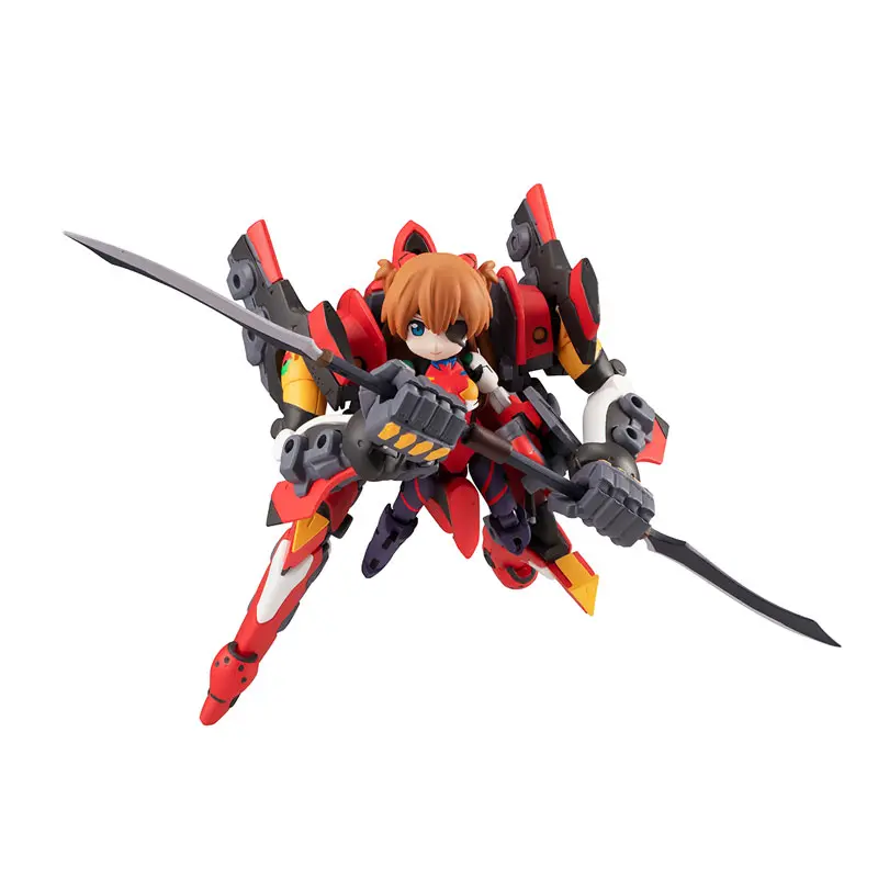 MegaHouse - Desktop Army Rebuild of Evangelion Asuka Langley Shikinami & Evangelion Unit-02 (Licensed)Statue(GK)