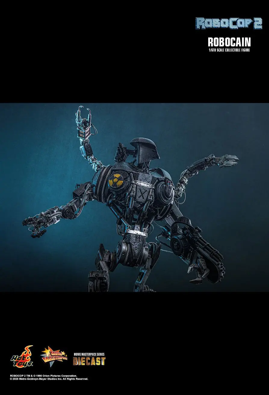 Hottoys - RoboCop 2 RoboCop & RoboCain 1/6th scale Collectible Figure MMS827 MMS828 (Licensed)Action Figure