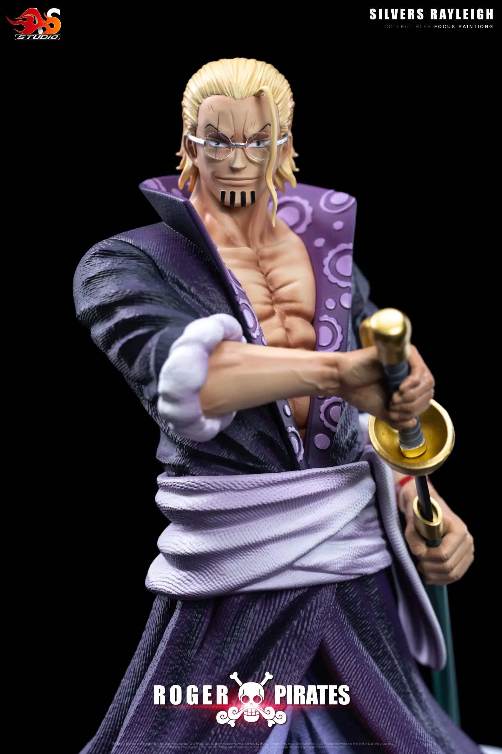 As Studio - One Piece Roger Pirates #2 Rayleigh Statue(GK) 