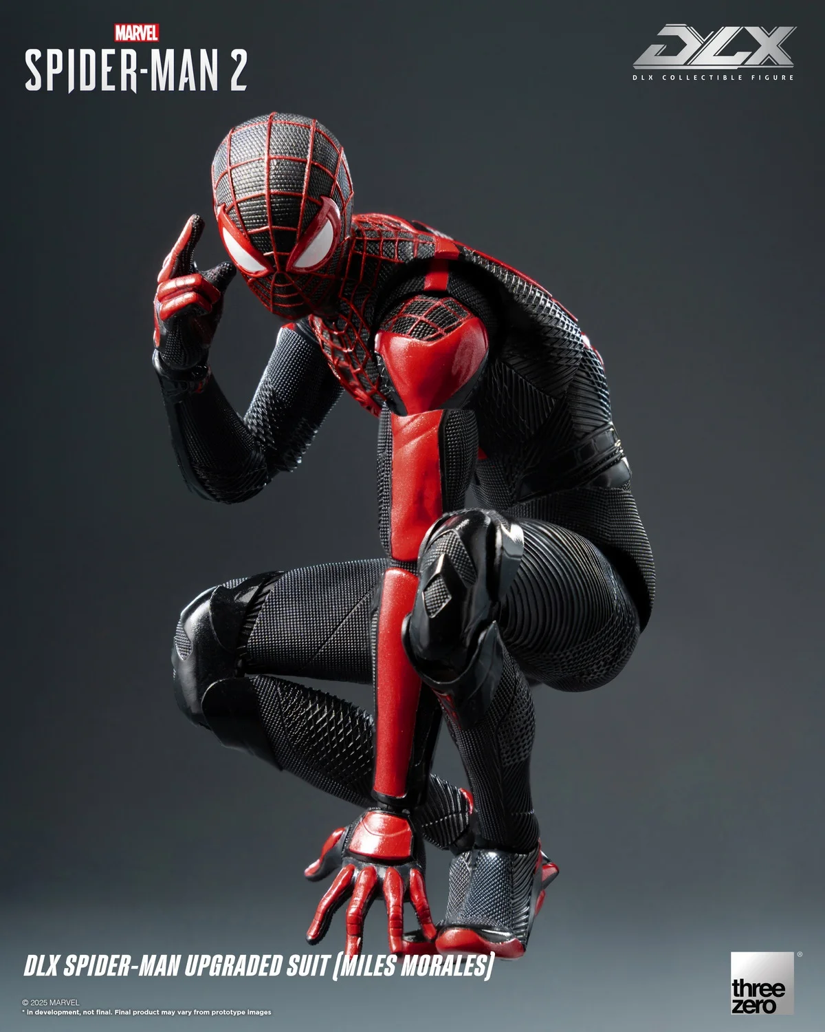 Threezero - Marvel’s Spider-Man 2 DLX Spider-Man Upgraded Suit (Miles Morales) 3Z09440C0 (Licensed)Statue 