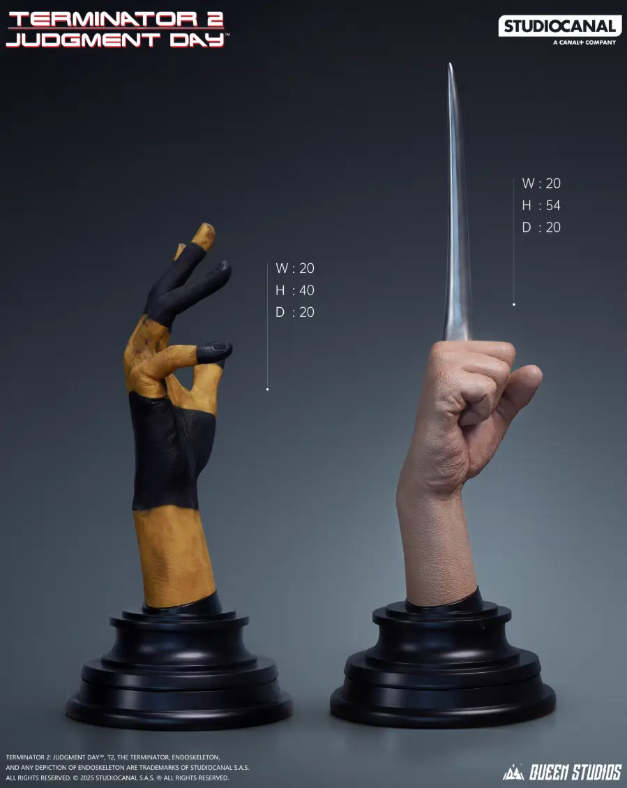 Queen Studios - Terminator 2 T-1000 Life-Size Bust Statue (Licensed)