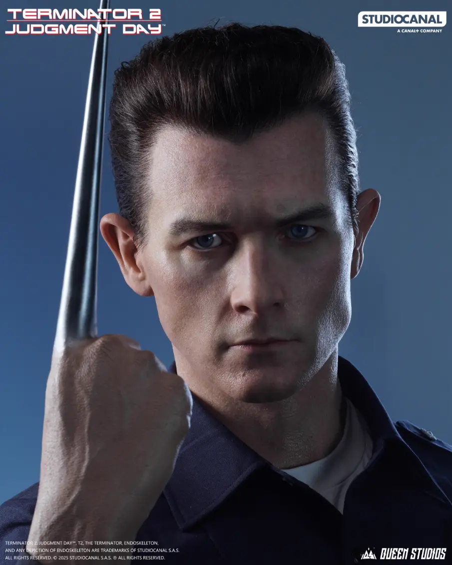 Queen Studios - Terminator 2 T-1000 Life-Size Bust Statue (Licensed)