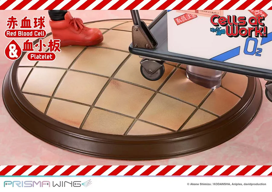 Prime 1 Studio & PRISMA WING Collection - Cells at Work Red Blood Cell & Platelet Non Scale Pre-Painted Figure PWHSB-01 PWHSB-01S (Licensed)Statue